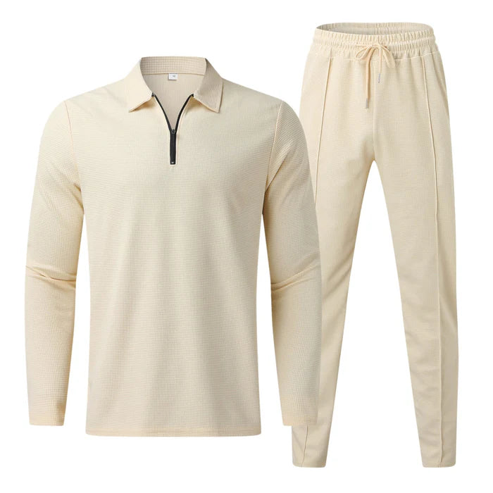 Men’s Casual Tracksuit Set Relaxed Cotton Blend