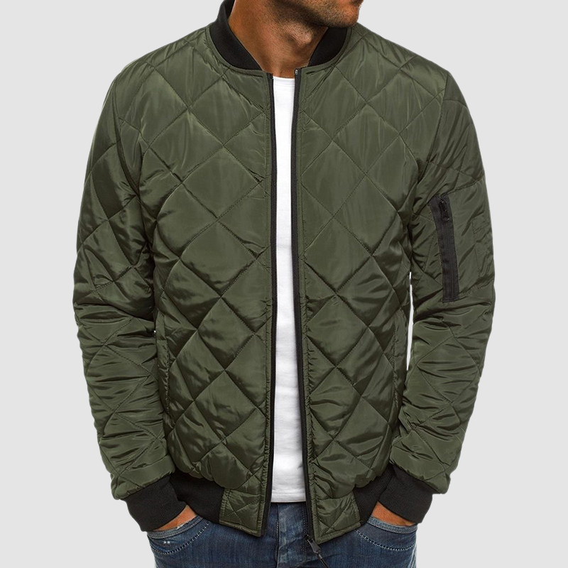 Men’s Jacket With Diamond Quilted | Bomber