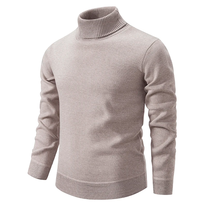 Men’s Jumper With Ribbed Turtleneck | Knitted