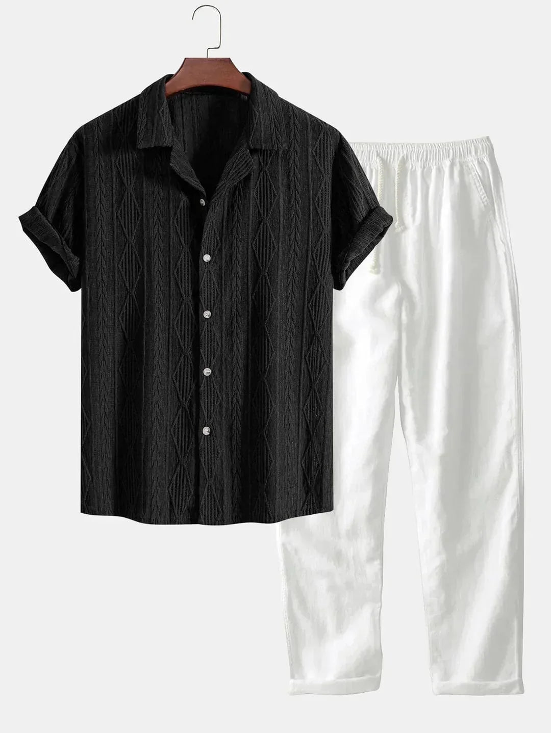 Men's Breathable Lightweight Linen Summer Set