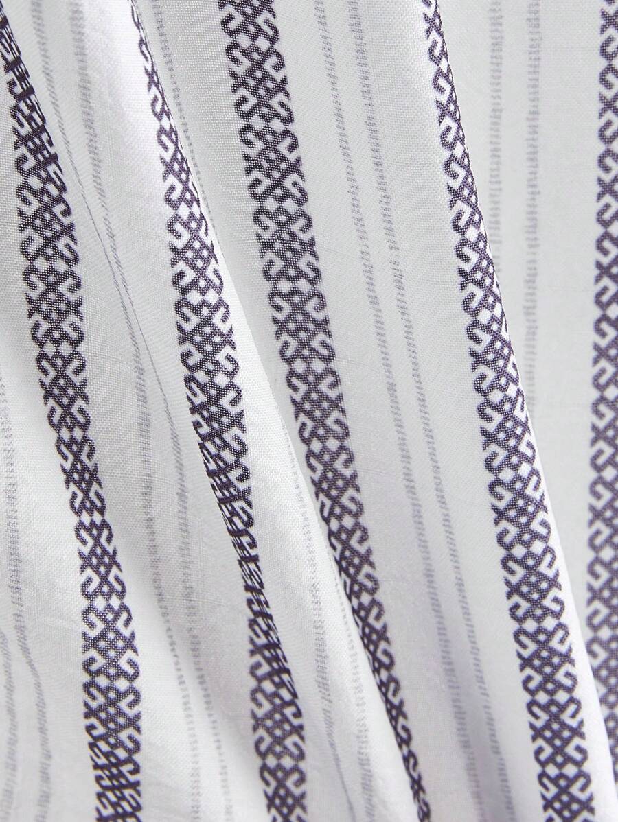 Old Money Men's Striped Short-Sleeve Shirts