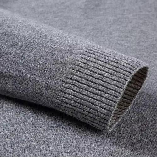 Men’s Turtleneck Jumper With Ribbed Neck | Winter Fit