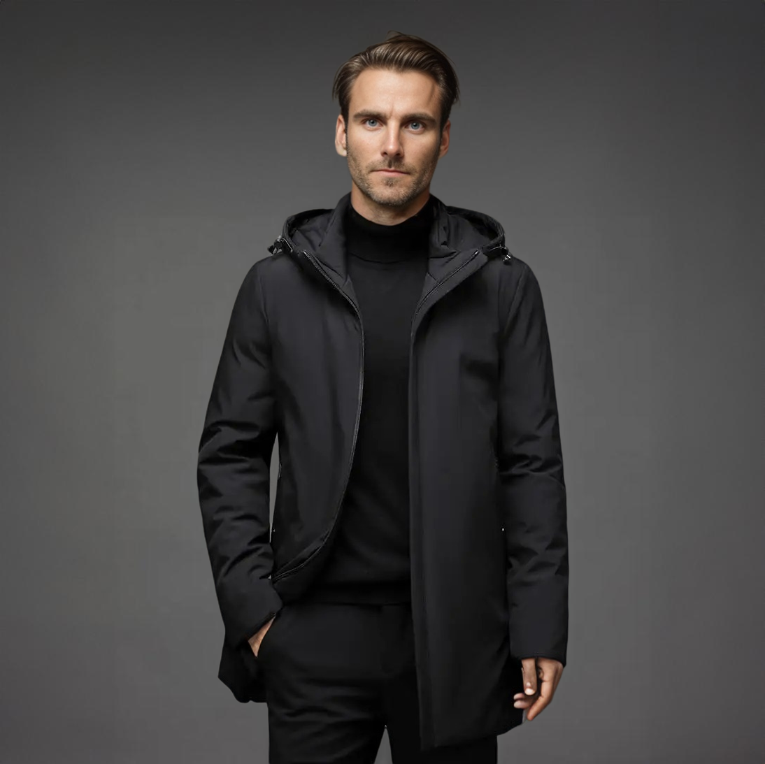 Men’s Winter Coat With Hood | Weatherproof Style