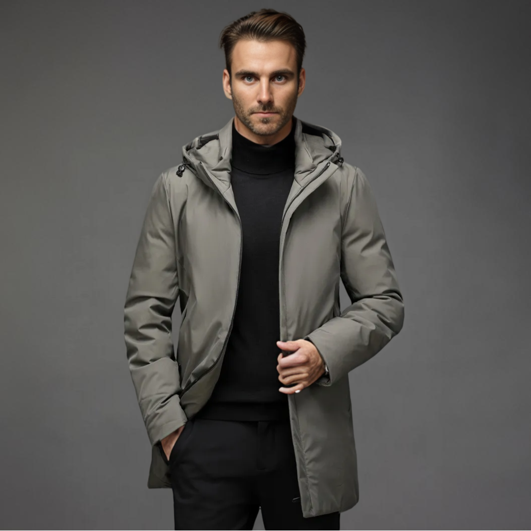 Men’s Winter Coat With Hood | Weatherproof Style