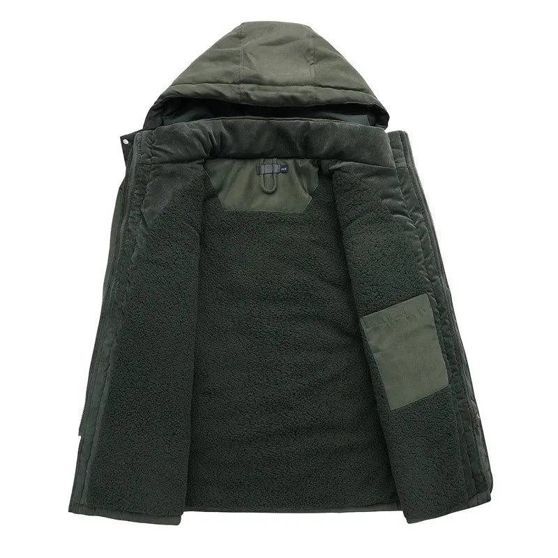 Men's Winter Jacket with Insulated Lining | Hooded