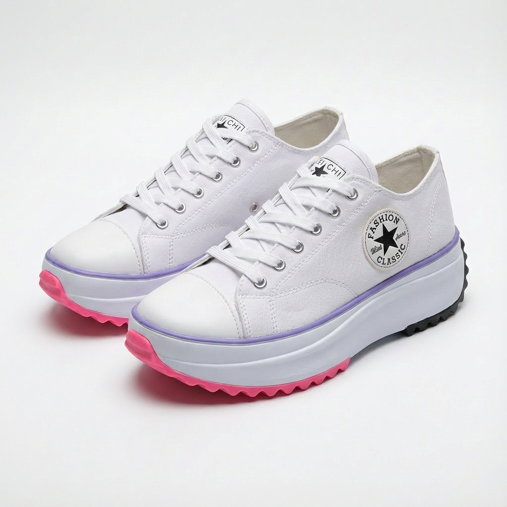 Naomi | Women's Platform Lace-Up Sneakers