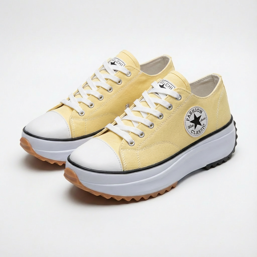 Naomi | Women's Platform Lace-Up Sneakers