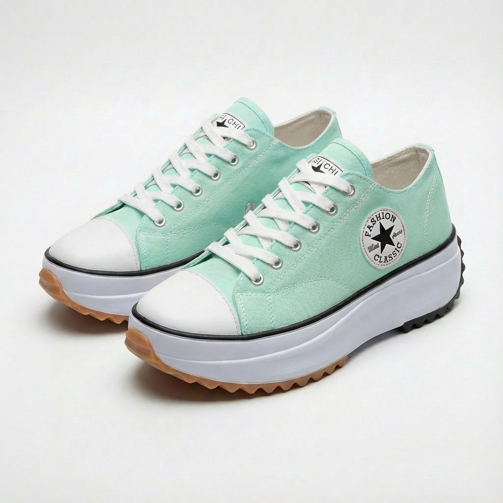 Naomi | Women's Platform Lace-Up Sneakers