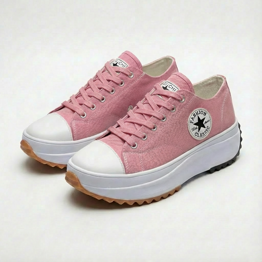 Naomi | Women's Platform Lace-Up Sneakers