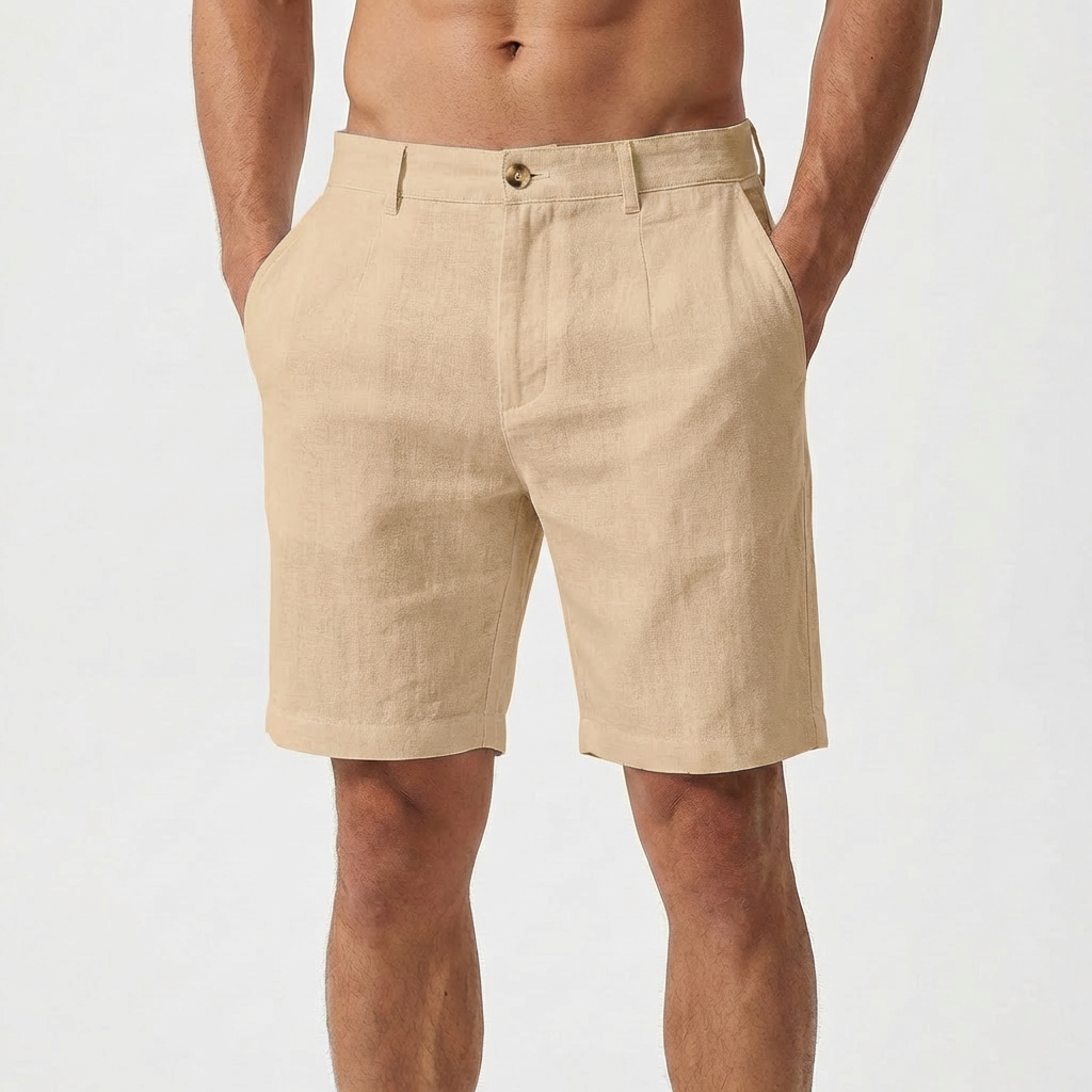 Noah | Men's Shorts With Tailored Cut And Button Closure | Classic