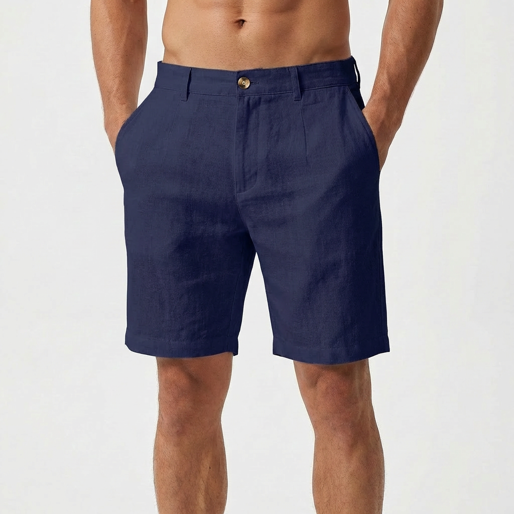 Noah | Men's Shorts With Tailored Cut And Button Closure | Classic