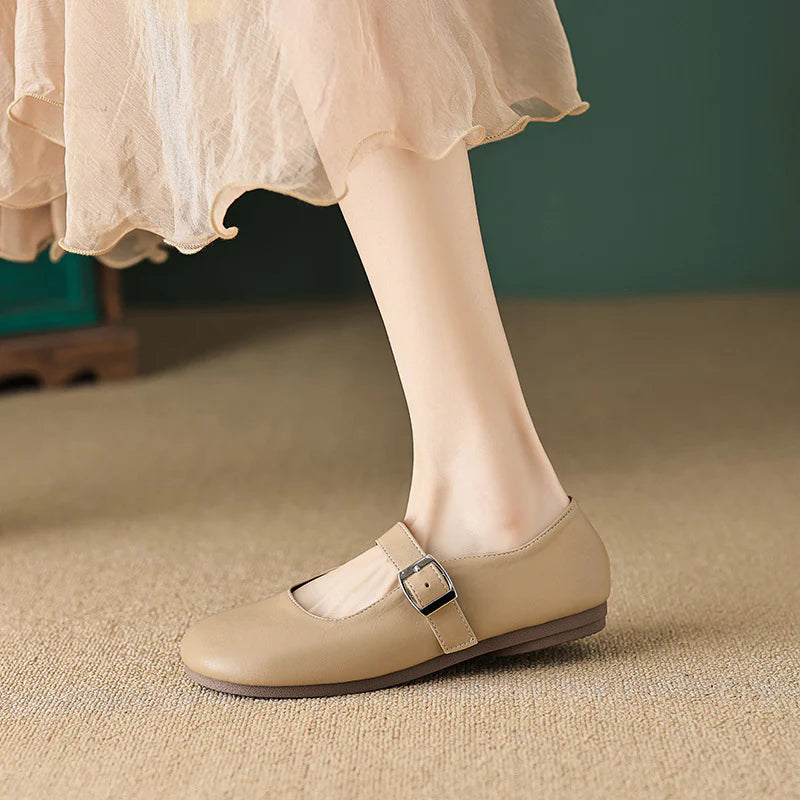 WOMEN'S MARY JANE SHOES WITH ADJUSTABLE STRAP AND NON-SLIP SOLE