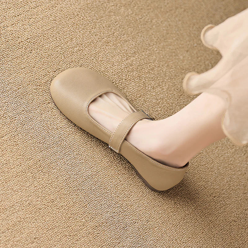 WOMEN'S MARY JANE SHOES WITH ADJUSTABLE STRAP AND NON-SLIP SOLE
