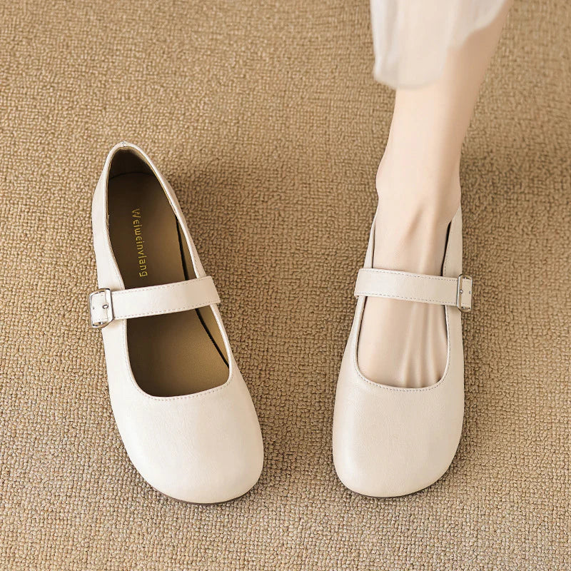 WOMEN'S MARY JANE SHOES WITH ADJUSTABLE STRAP AND NON-SLIP SOLE
