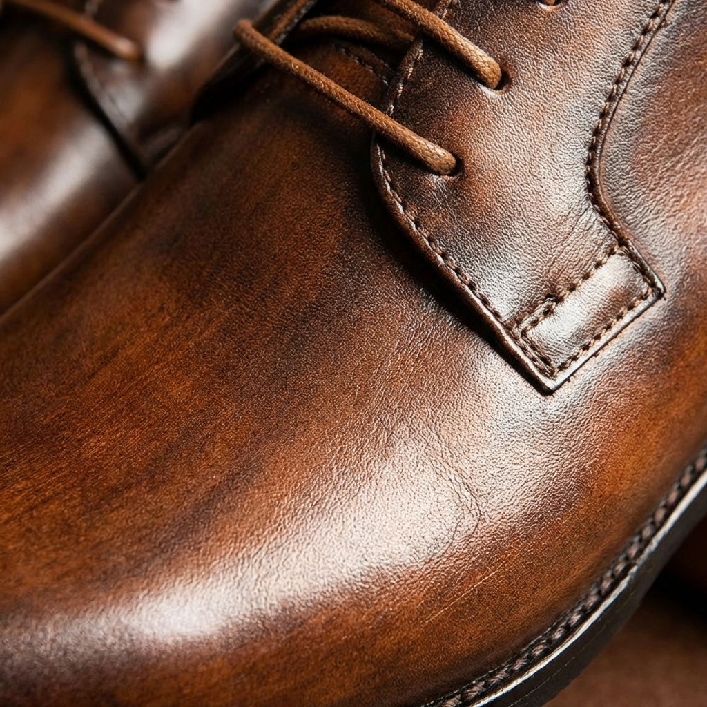 Oliver | Men's Derby Shoes With Polished Finish And Plain Toe Design | Formal