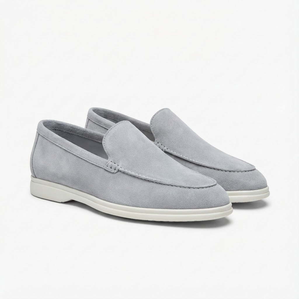 Oliver | Men's Loafers With Slip-On Design And Contrast White Sole | Relaxed