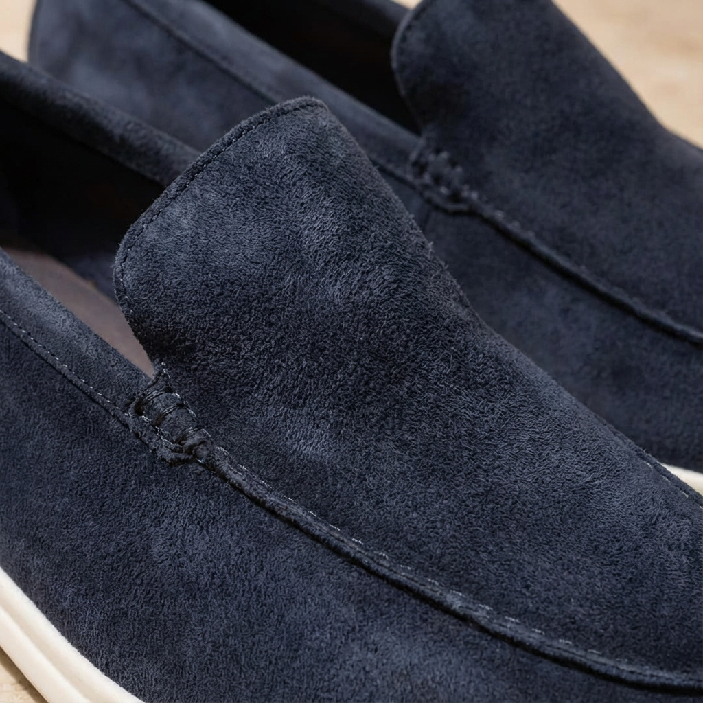 Oliver | Men's Loafers With Slip-On Design And Contrast White Sole | Relaxed