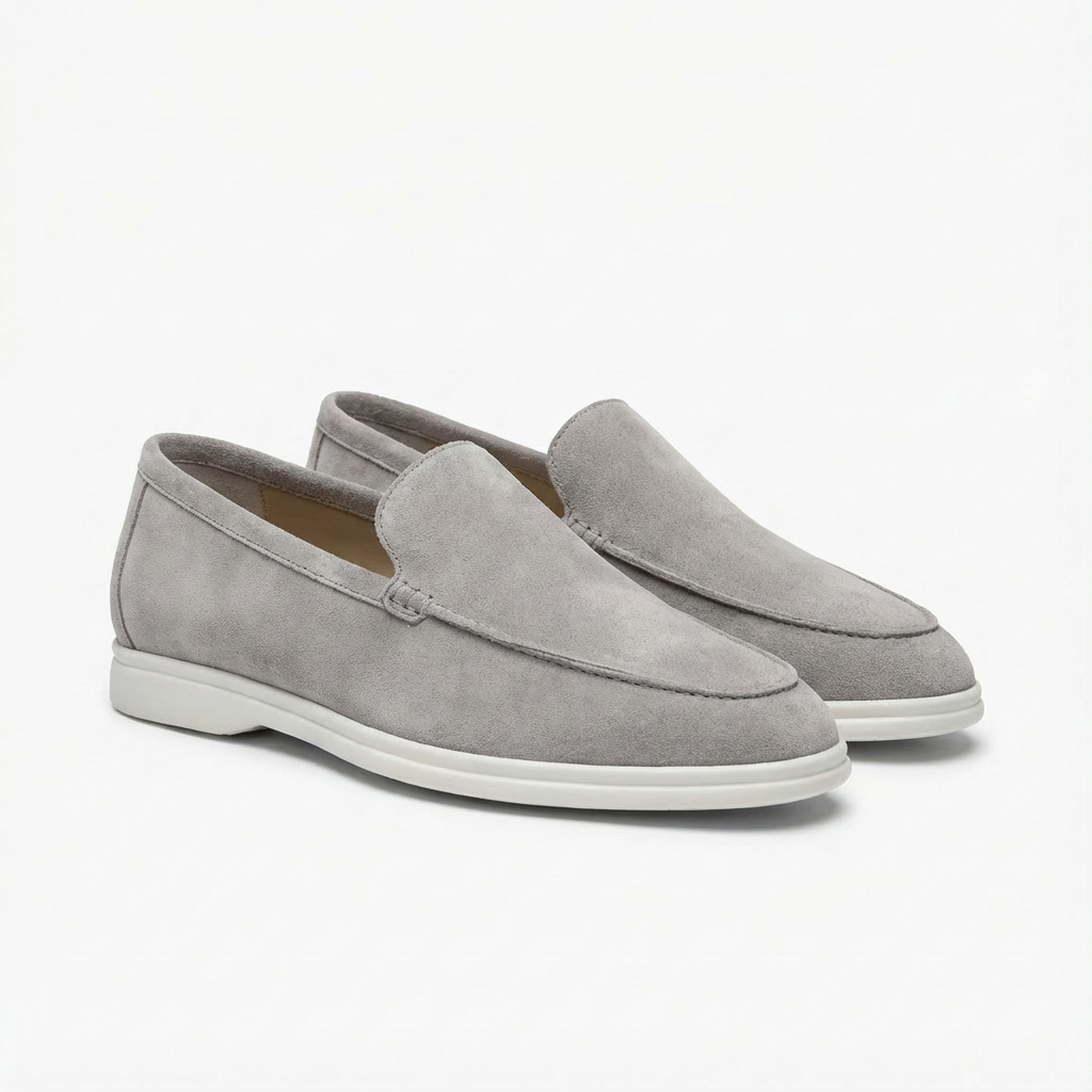 Oliver | Men's Loafers With Slip-On Design And Contrast White Sole | Relaxed