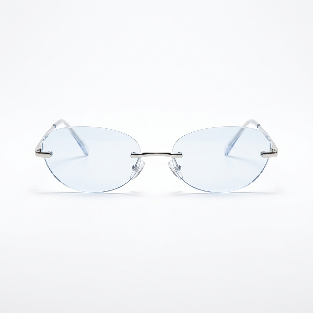 Olivia | Women's Rimless Sunglasses With Curved Edges And Lightweight Build | Bold