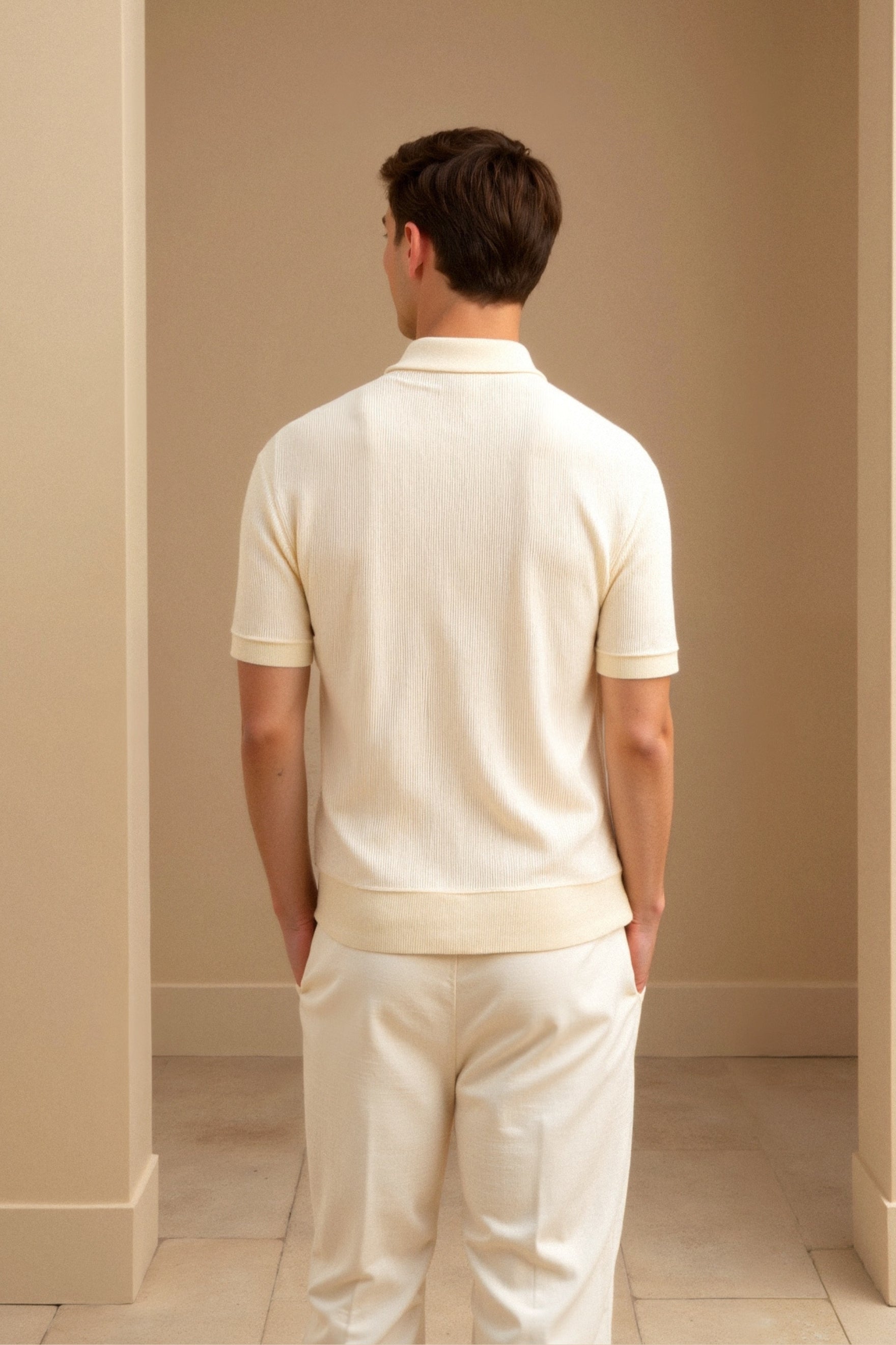 Men's Organic Cotton Short Sleeve Polo Shirt