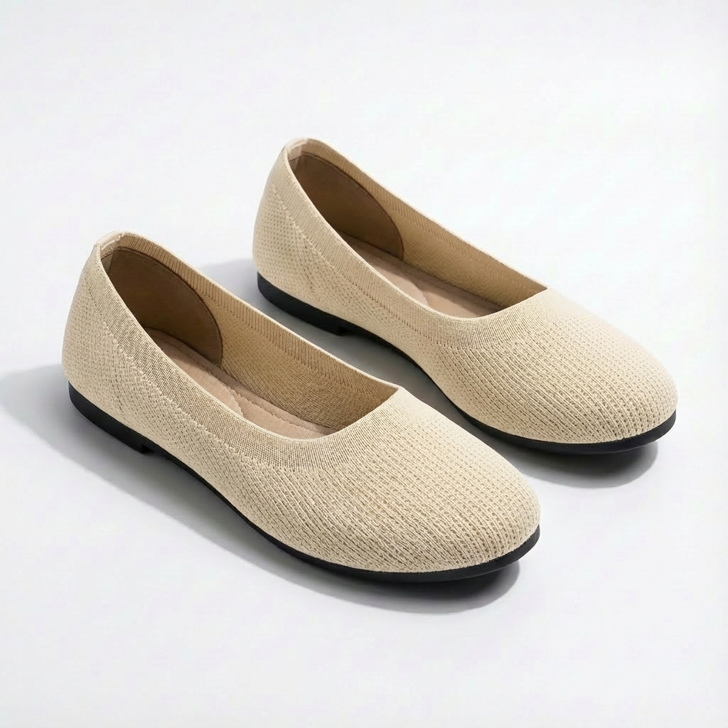 Phyllis | Women's Slip-On Knit Ballet Flats
