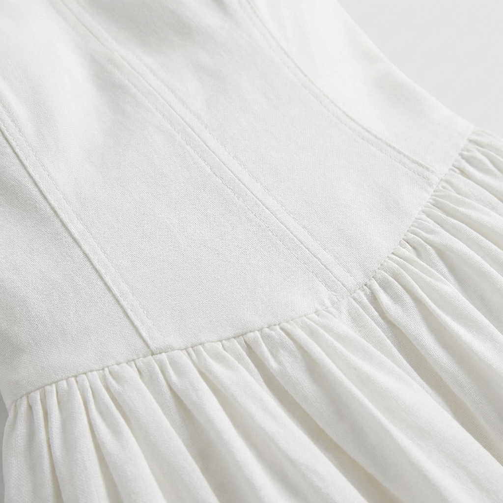 Poppy | Women's A-Line Midi Dress With Structured Bodice And Thin Straps | Chic