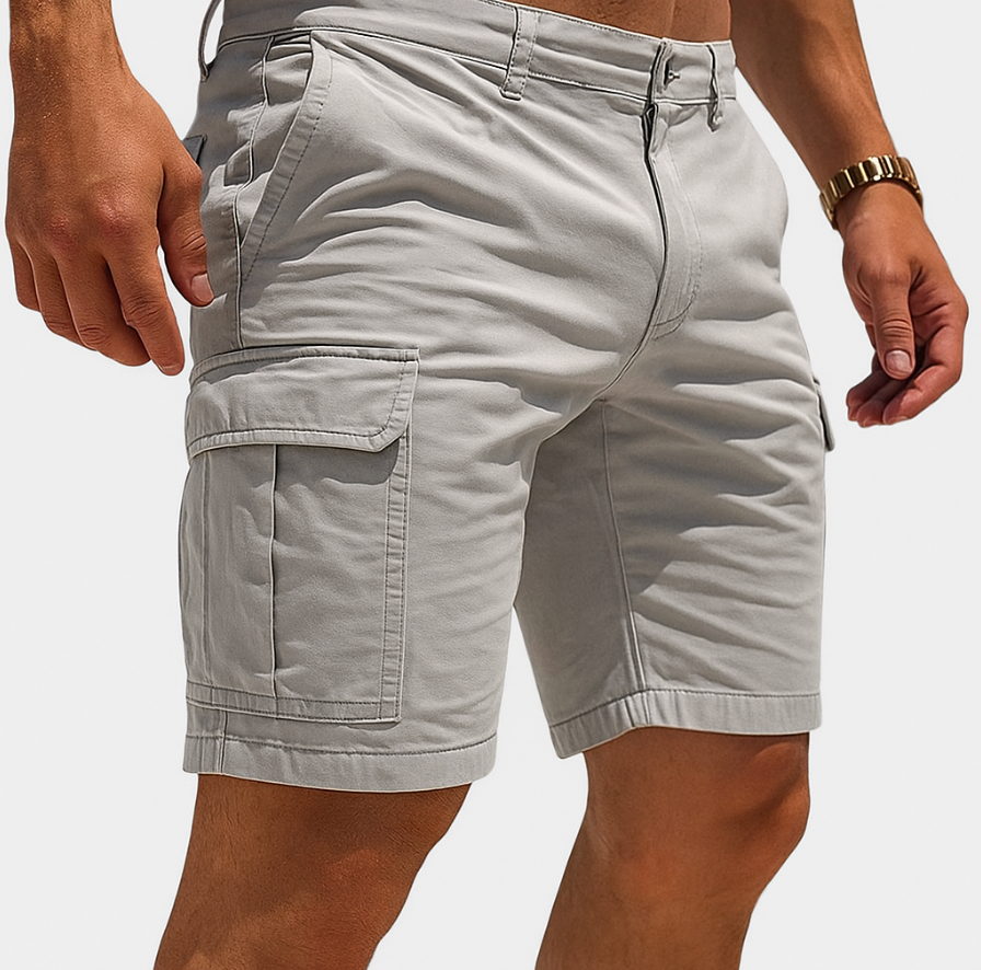 MEN'S CARGO SHORTS WITH MULTIPLE POCKETS