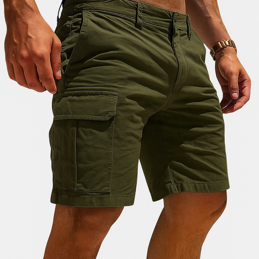 MEN'S CARGO SHORTS WITH MULTIPLE POCKETS