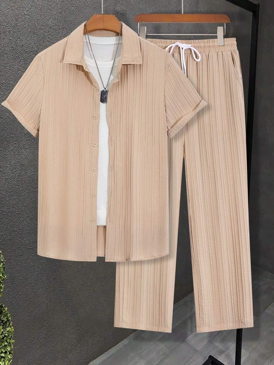 Old Money Style Short Sleeve & Pants Sets
