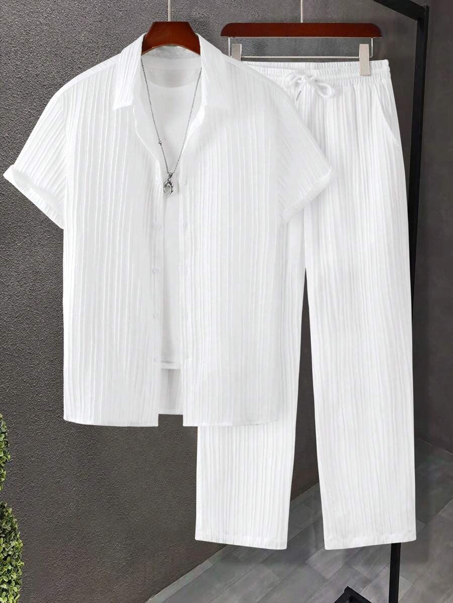 Old Money Style Short Sleeve & Pants Sets