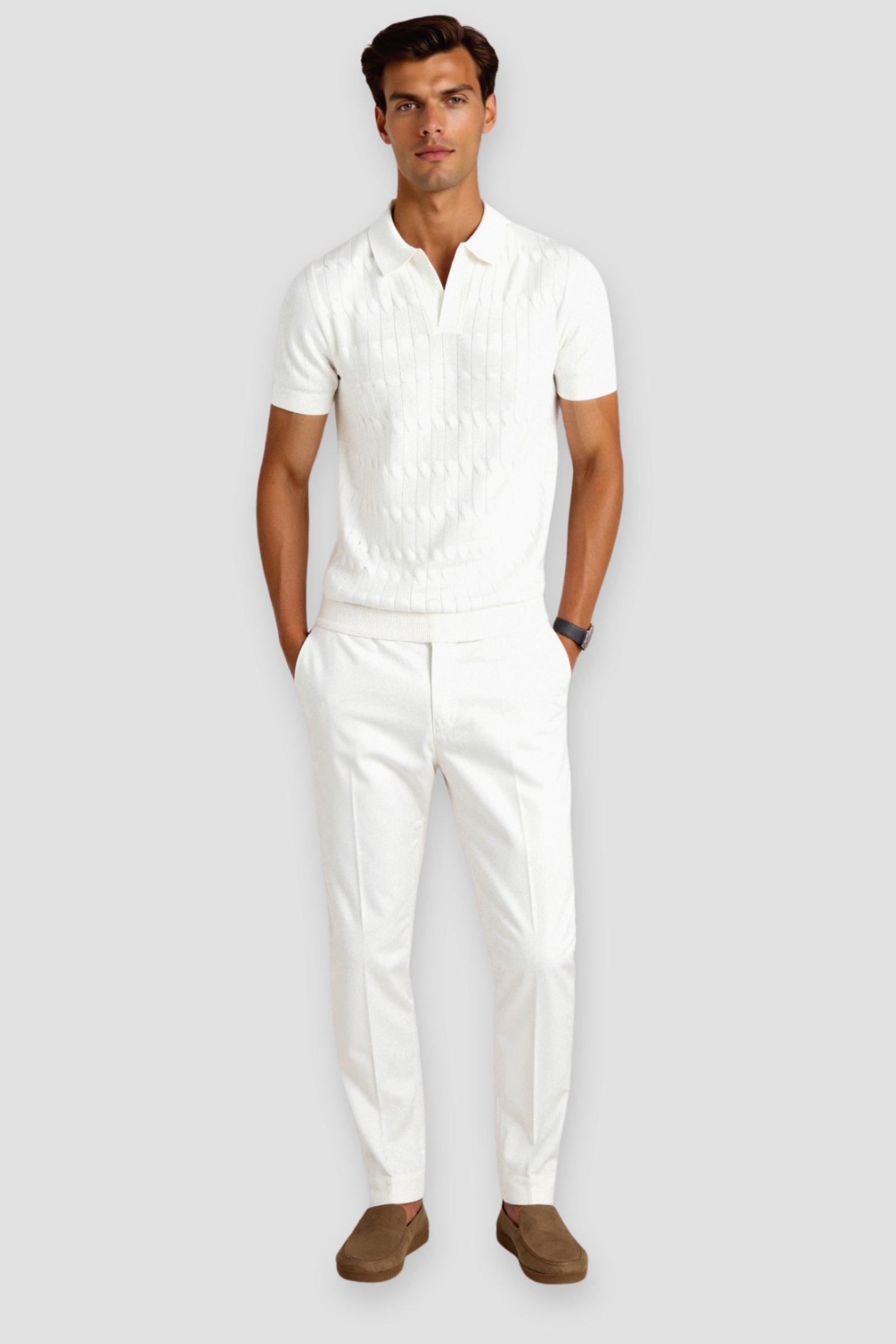 Casual Summer Short Sleeve Polo Shirt for Men