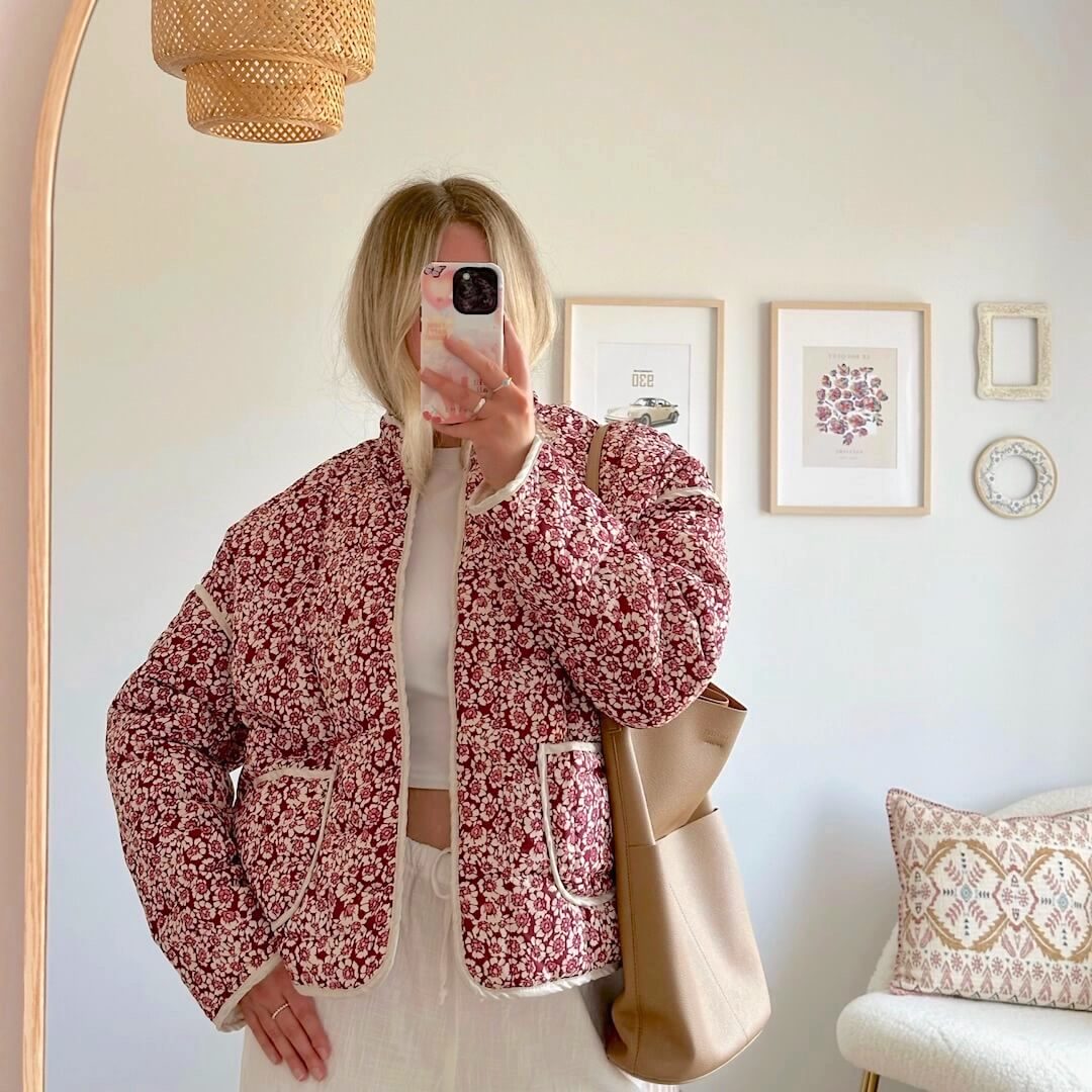 LILY FLORAL OVERSIZED JACKET FOR WOMEN