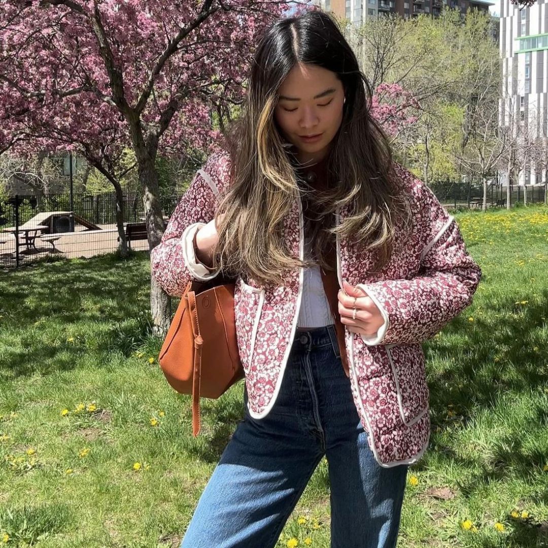 LILY FLORAL OVERSIZED JACKET FOR WOMEN