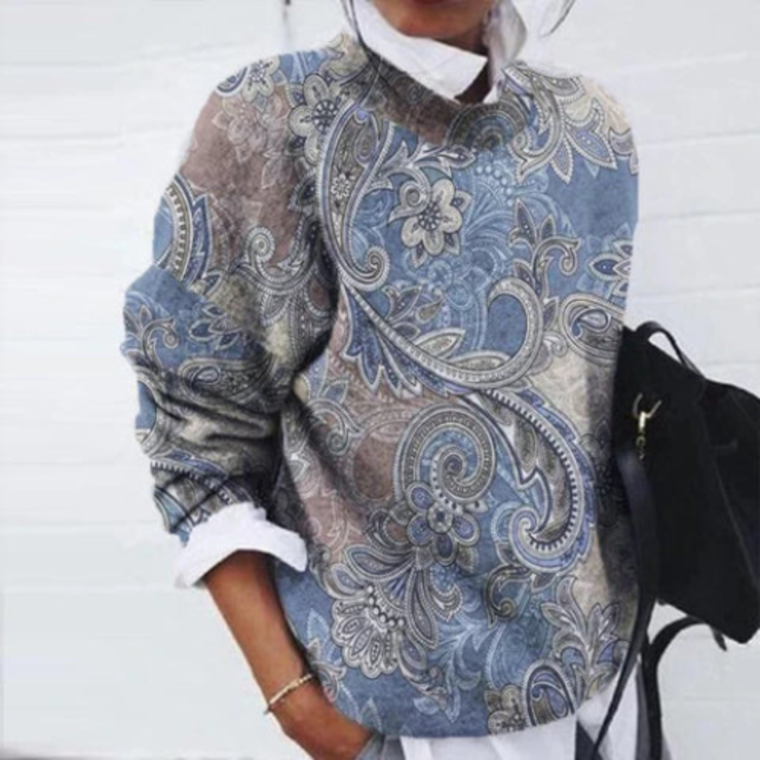 Women’s Jumper With Paisley Design | Casual