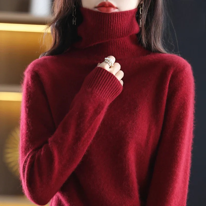 Women’s Winter Jumper With Roll Neck | Soft Knit Style
