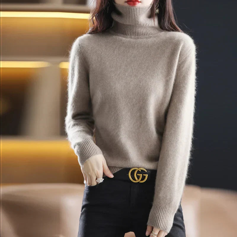 Women’s Winter Jumper With Roll Neck | Soft Knit Style