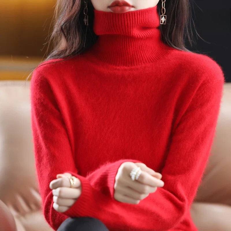 Women’s Winter Jumper With Roll Neck | Soft Knit Style