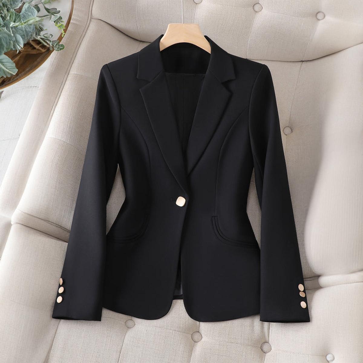 Women's Slim Fit Blazer With Lapel Collar