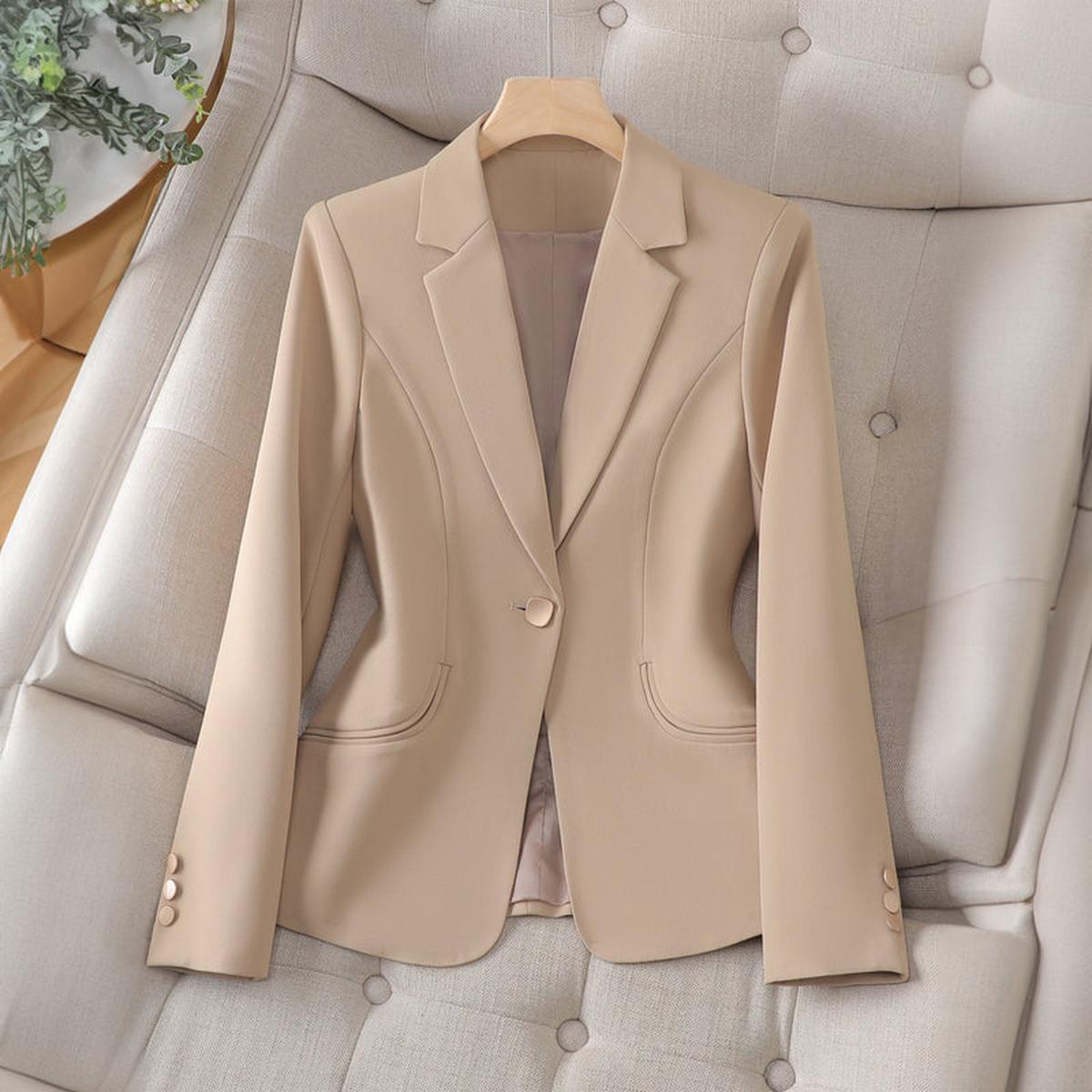 Women's Slim Fit Blazer With Lapel Collar