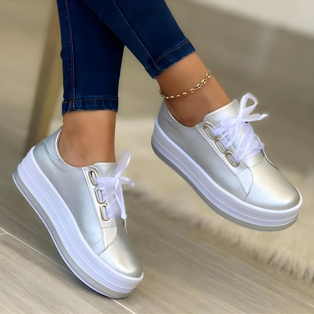 Women's Orthopaedic Platform Sneakers With Arch Support