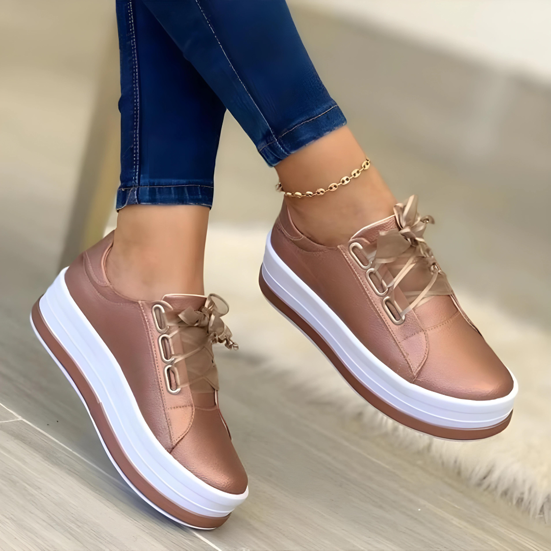 Women's Orthopaedic Platform Sneakers With Arch Support