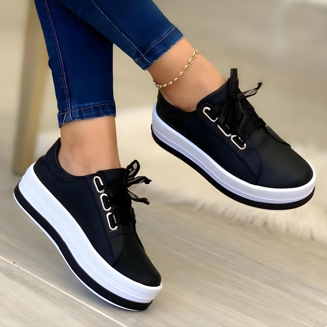 Women's Orthopaedic Platform Sneakers With Arch Support