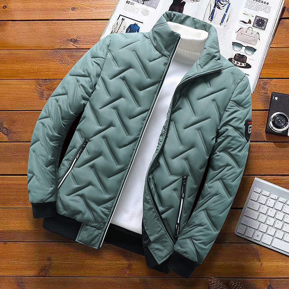 Men's Puffer Jacket With Quilting | Winter Style