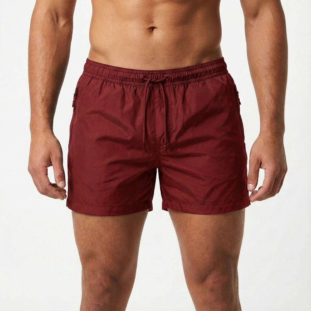 Noah | Men's Swim Shorts With Drawstring Waist And Side Pockets | Active
