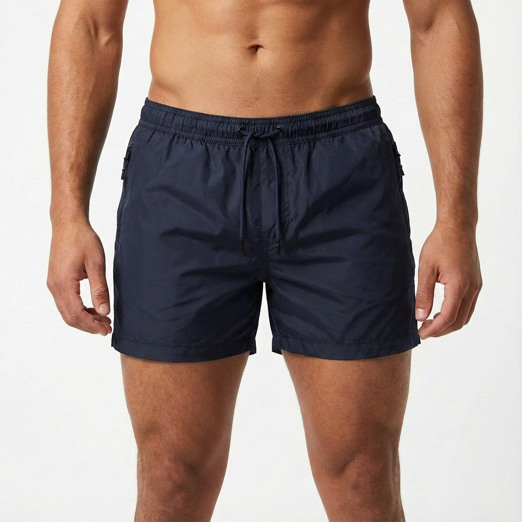 Noah | Men's Swim Shorts With Drawstring Waist And Side Pockets | Active