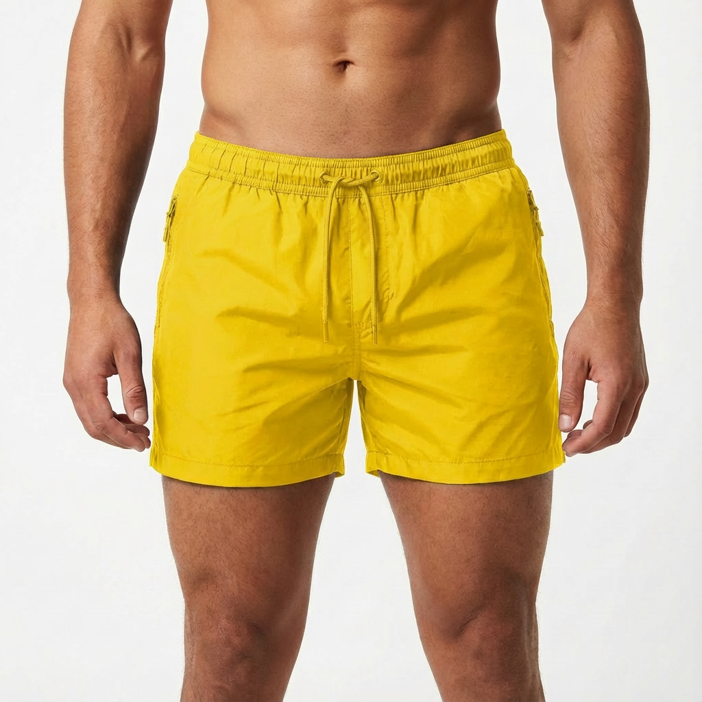 Noah | Men's Swim Shorts With Drawstring Waist And Side Pockets | Active