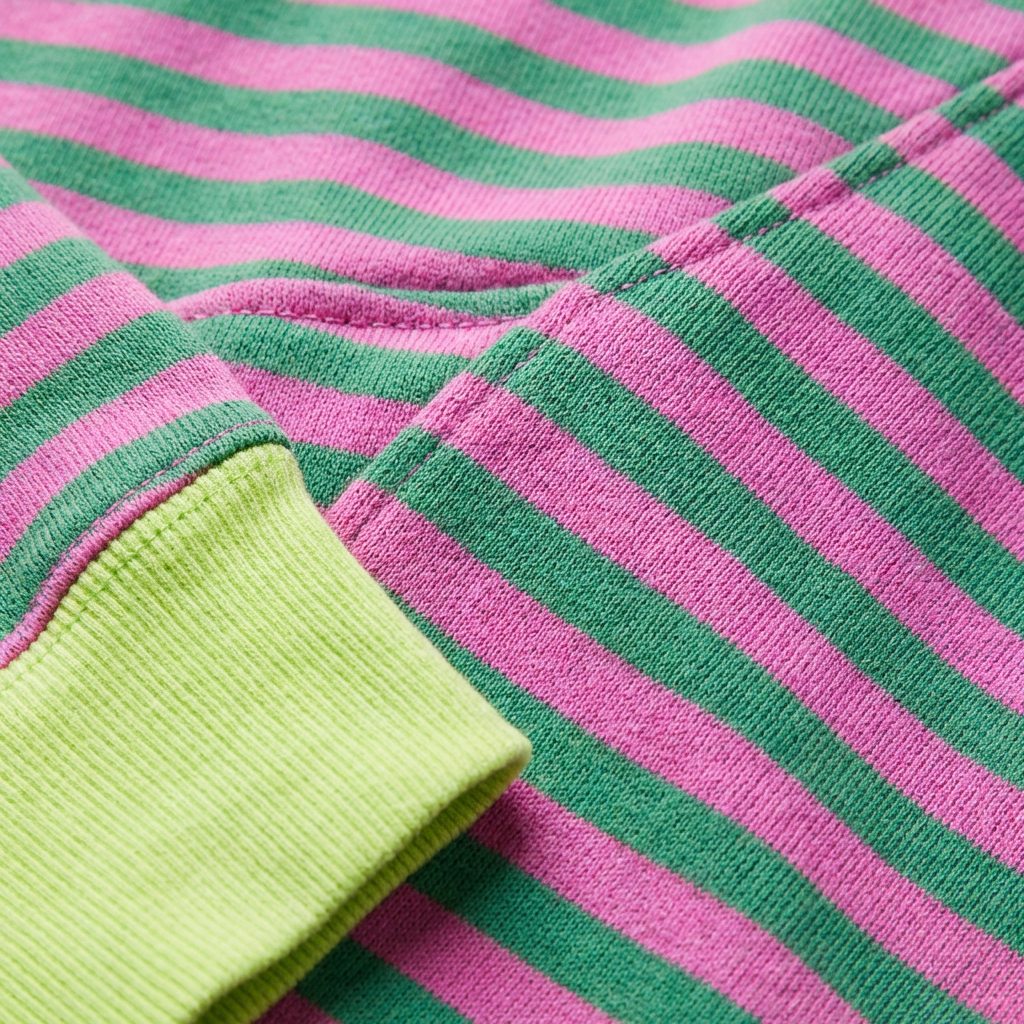 Noah | Women's Sweatshirt With Stripe Pattern And Contrast Trim | Playful