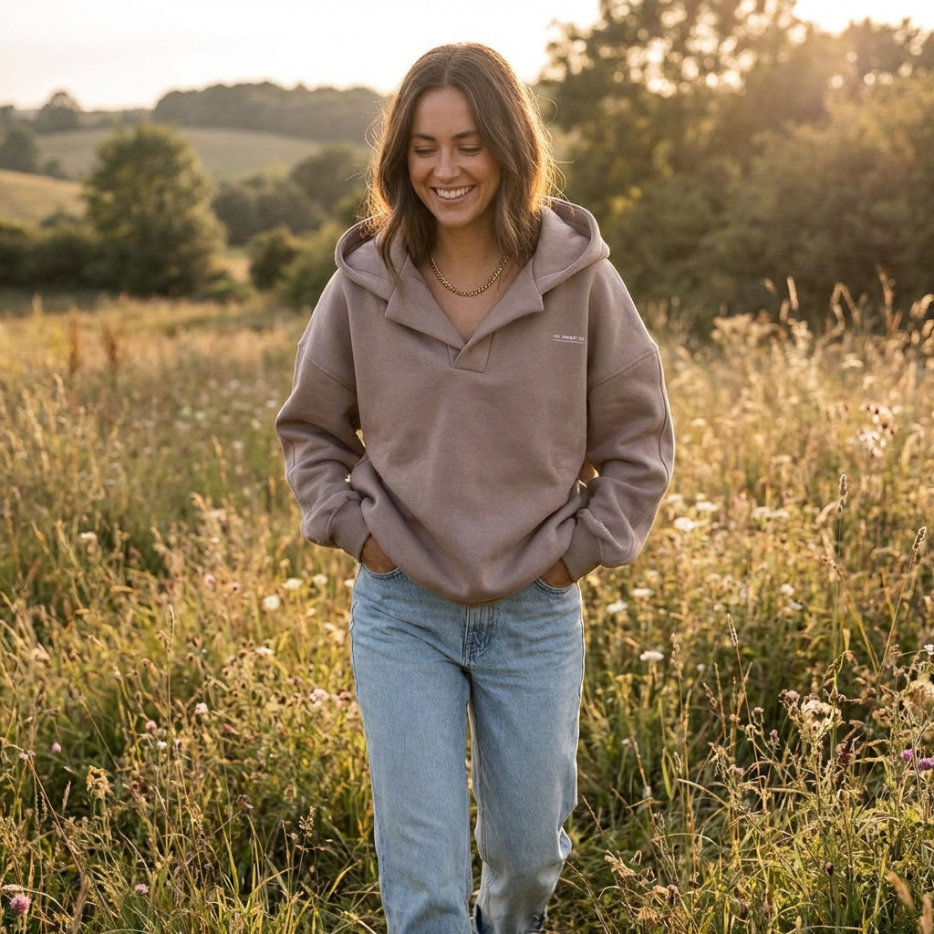 Luna | Women's Hoodie With Oversized Silhouette And Logo Detail | Laid-Back