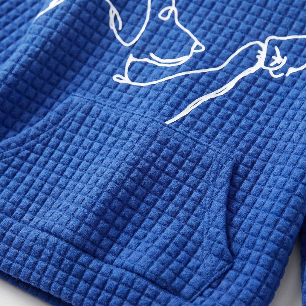 Bella | Women's Hoodie With Animal Print And Textured Design | Fun