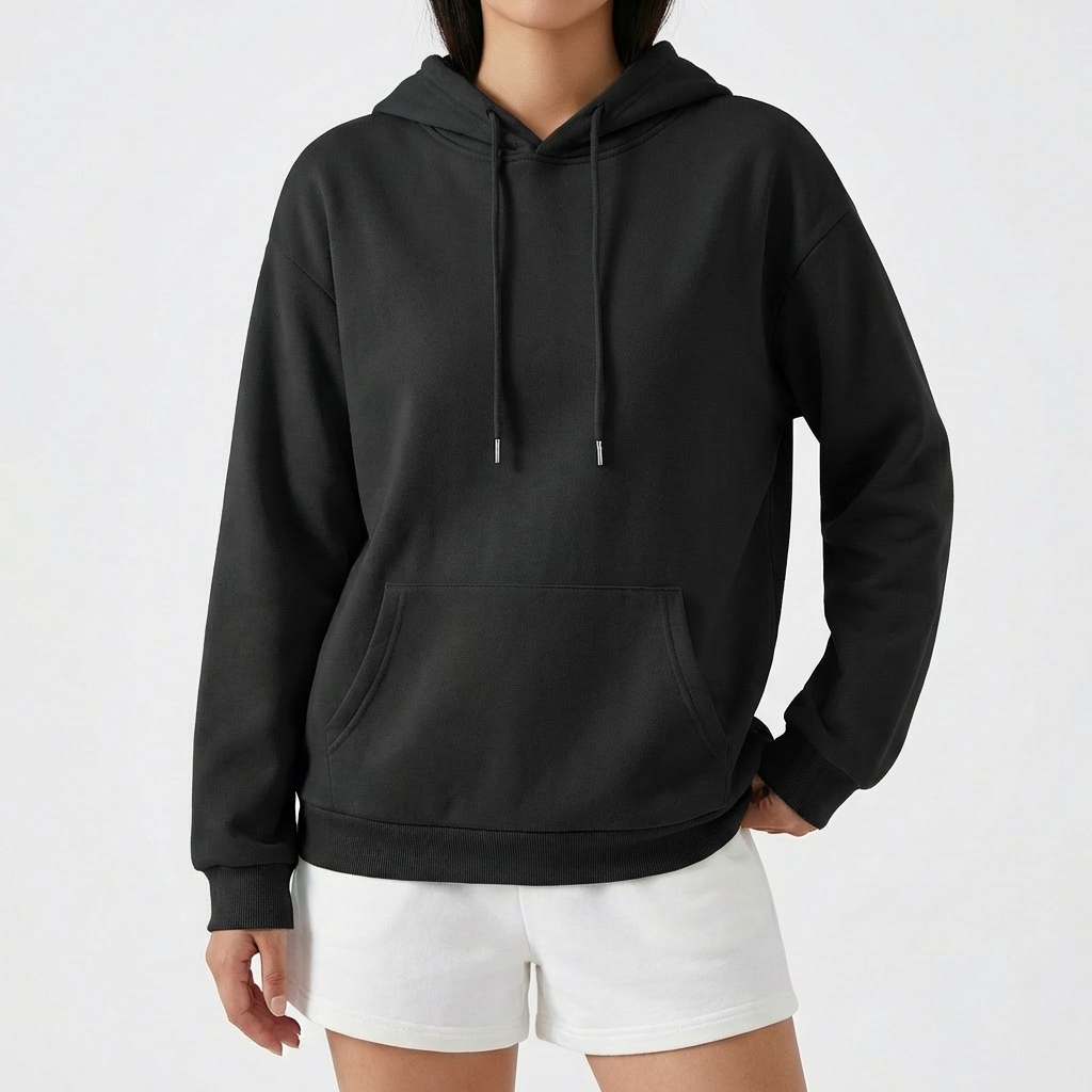 Harper | Women's Hoodie With Kangaroo Pocket And Drawstring Hood | Relaxed
